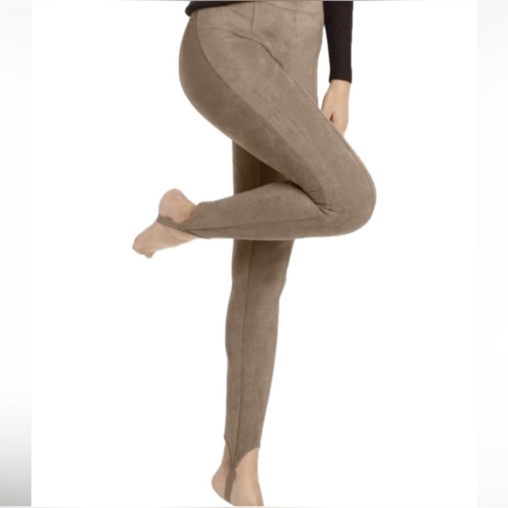 Women's Tan Suede Pants